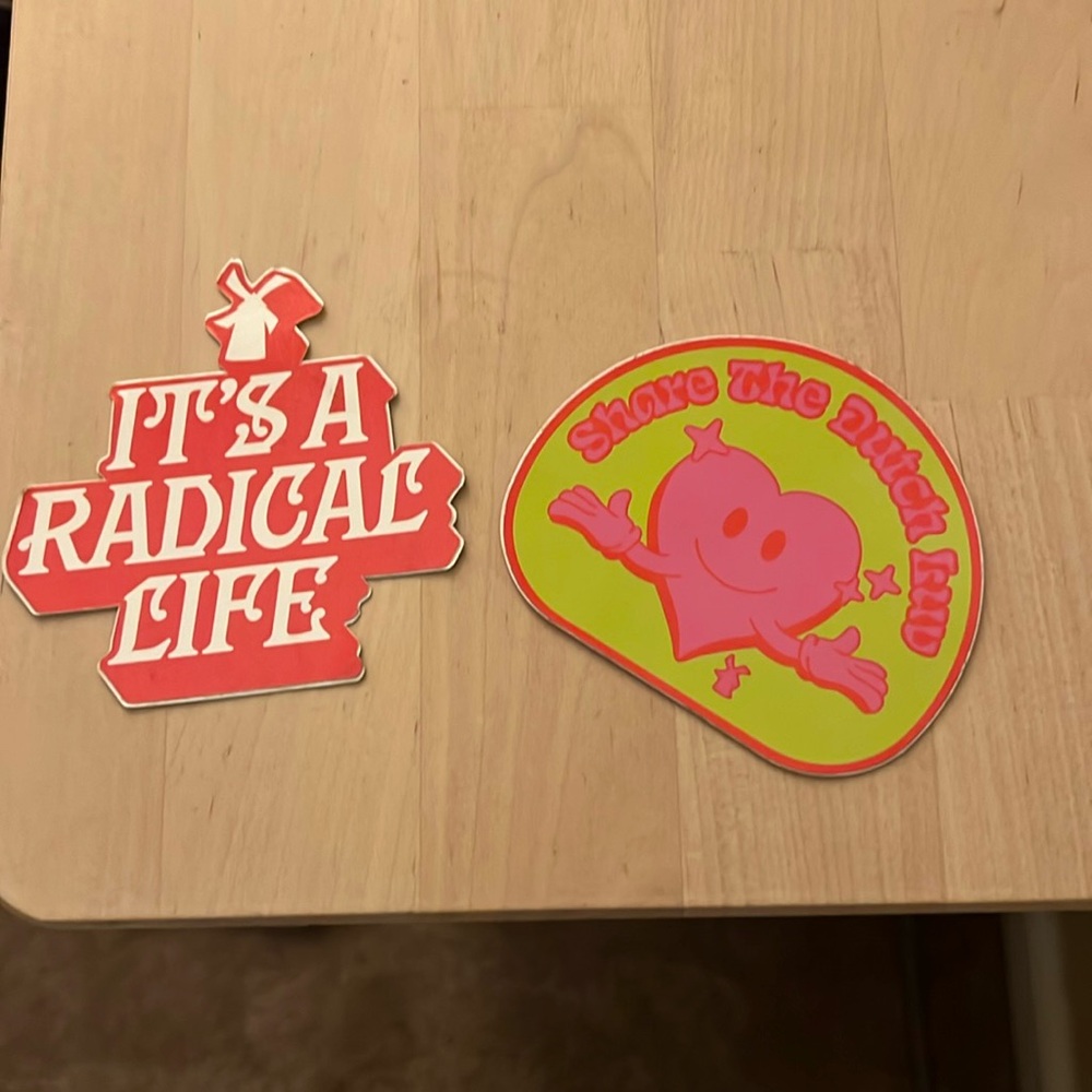 Dutch Bros stickers